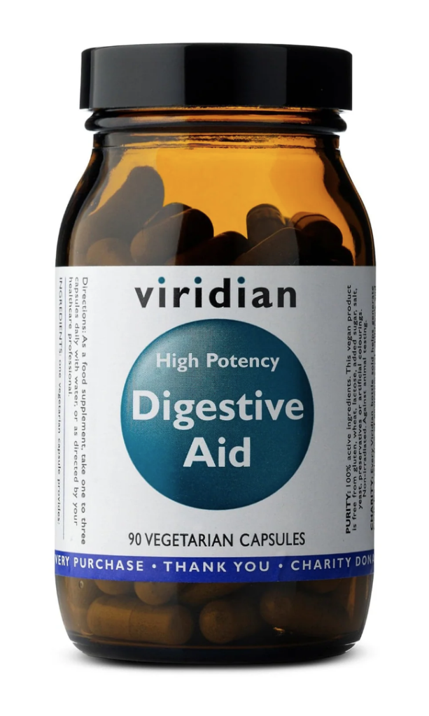 Digestive Enzymes. Viridian High Potency Digestive Aid Veg Caps - 90 Capsules